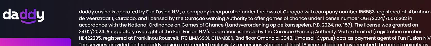 Live казино Daddy Германия