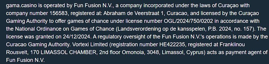 Платежи Gama Casino Германия