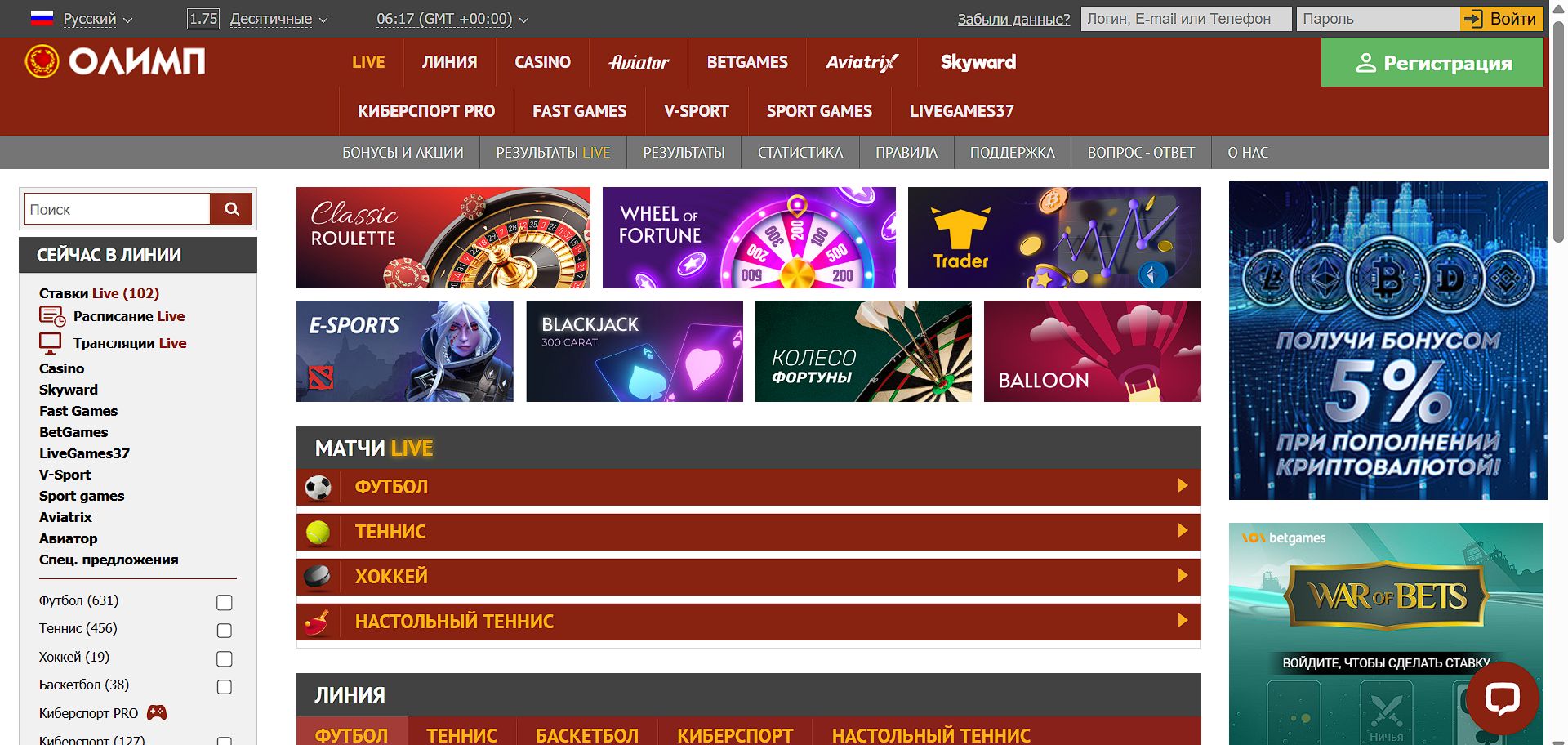 Ставки Бундеслига Olimpbet