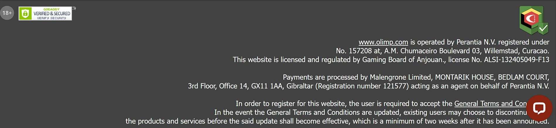 Платежи Olimpbet Германия