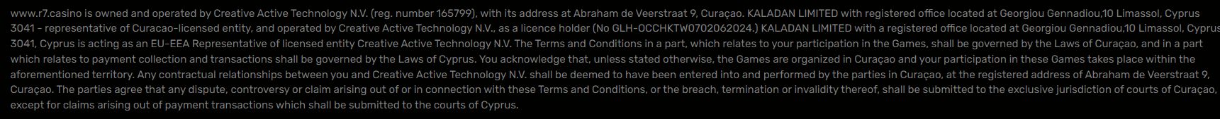 Зеркало R7 Casino Германия